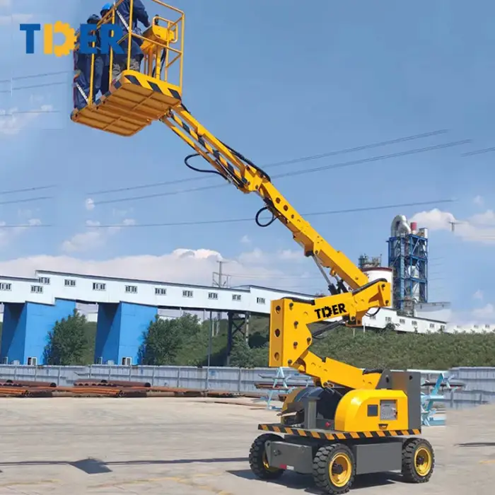 10~56m Hydraulic Cherry Picker Self-Propelled Telescopic Articulating Boom Lift Aerial Work Platform