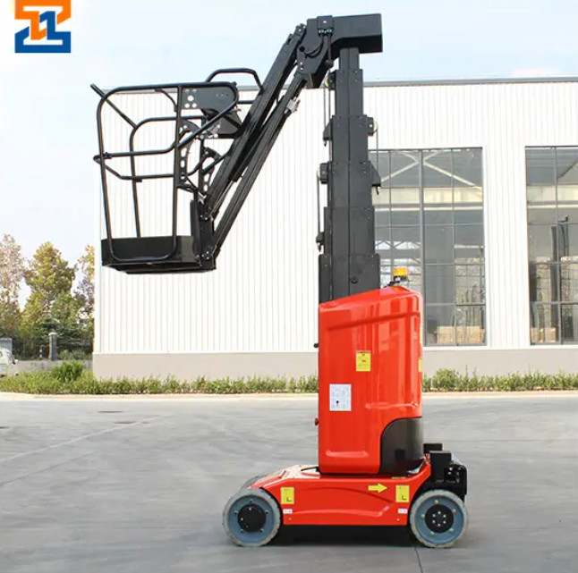 8m 10m 11m 12m Battery Work Boom Lift Platform Telescopic Mast Cherry Picker