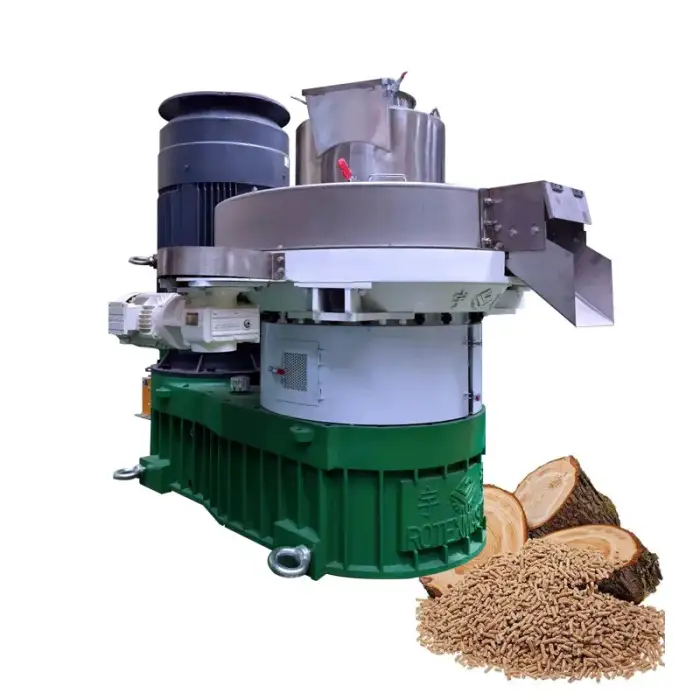 3-4T/H 800 Professional Ring Die Biomass Wood Pellet Making Machine