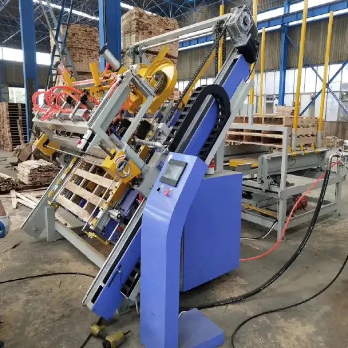 Wood Pallet Nailing Machine Wood Pallet Making