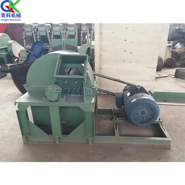 Shaft 40hp diesel electric engine wood Waste Pallet Tree Timber chipper  Recycling branch shredde Machine