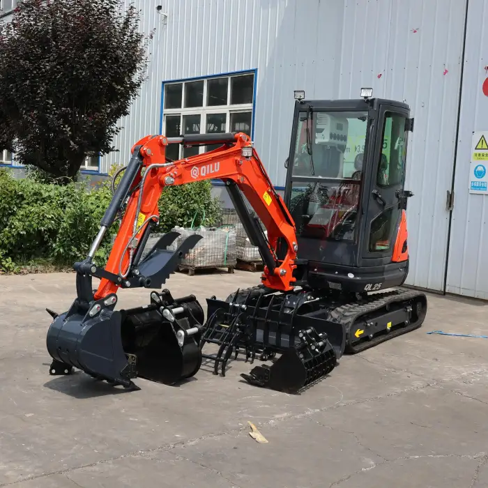 3.5 Ton Mini Excavator 1 Ton 2 Ton Kubota Engine Digger Excavator Mini Pelle