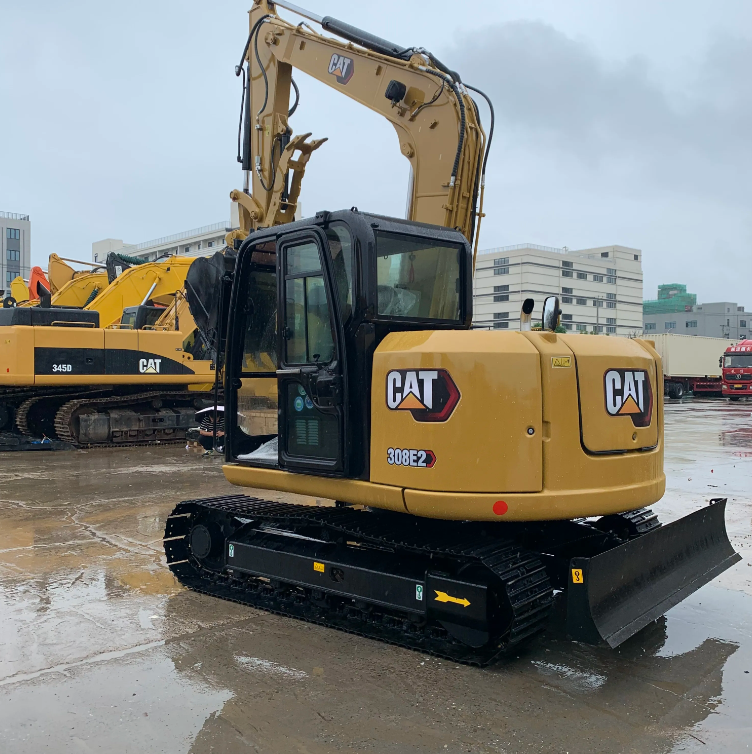 Used Caterpillar Mini Excavator 308E2 with Dozer Original Cat308E2 Excavators in Good Condition Excavator