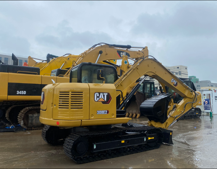 Used Caterpillar Mini Excavator 308E2 with Dozer Original Cat308E2 Excavators in Good Condition Excavator