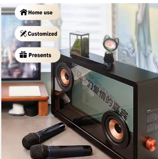 Newest Floating Lyrics Display Speakers Audio System Sound Professional Music For Home Theater Systems