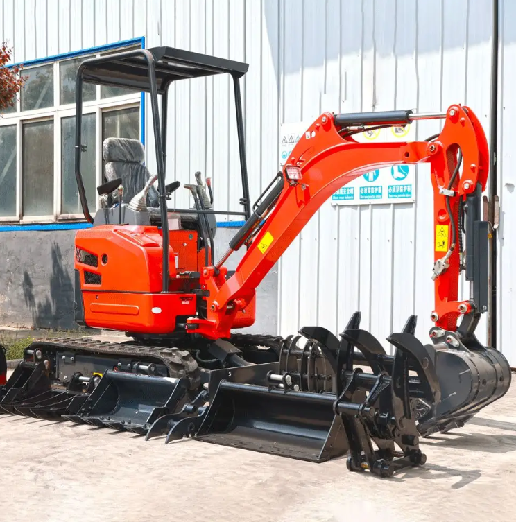 3.5 Ton Mini Excavator 1 Ton 2 Ton Kubota Engine Digger Excavator Mini Pelle