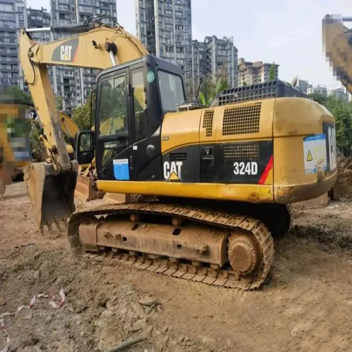 Used Earth Moving Machinery 20 Ton 320C Excavator With Low Working Hours