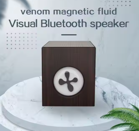 Coolest Stereo Wireless Visualization Floating Ferrofluid Speaker Slow Falling Magnetic Fluid Speaker