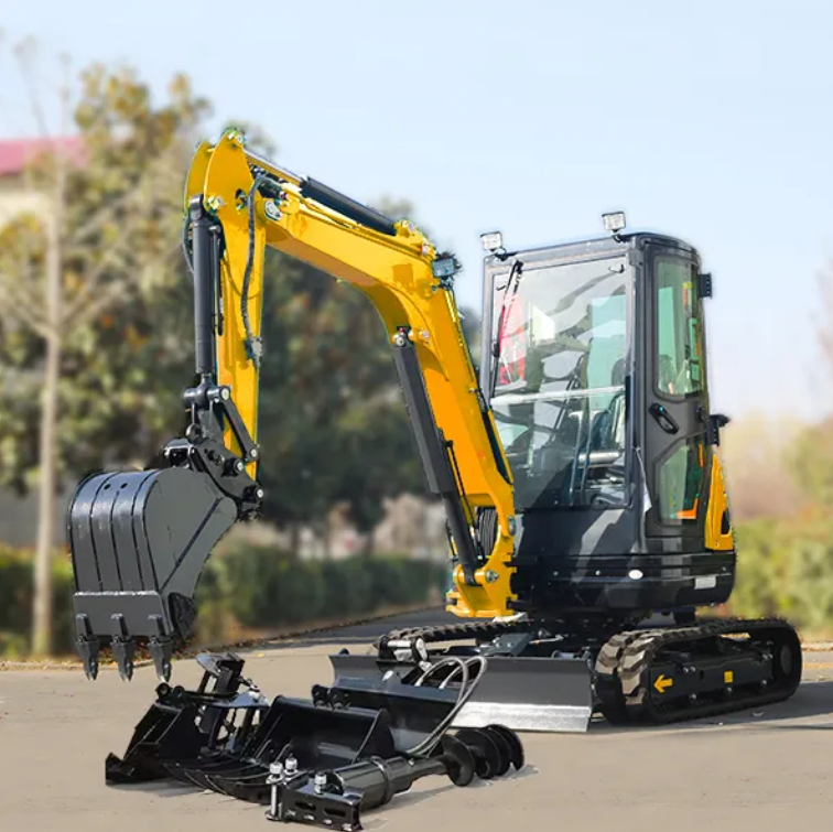 Mini Excavator 3.5 Ton CE/EPA Engine Farm Crawler Digger