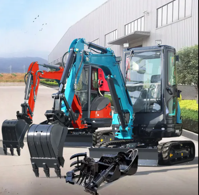 Mini Excavator 3.5 Ton CE/EPA Engine Farm Crawler Digger