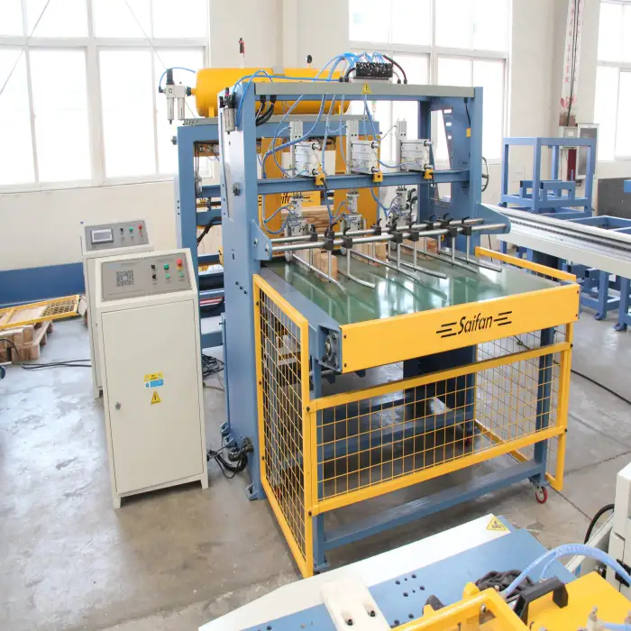 Wooden Pallet Automatic Production Line Manufacturing Plant Provided Wood Pallet Machine Pallet Leg Nailing Machine