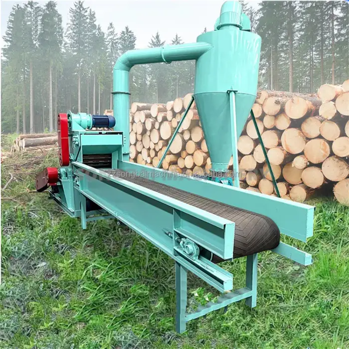 Wood Sawdust Machine Hammer Mill Wood Board Pallet Branch Crusher 3-20mm Sawdust Making Machine