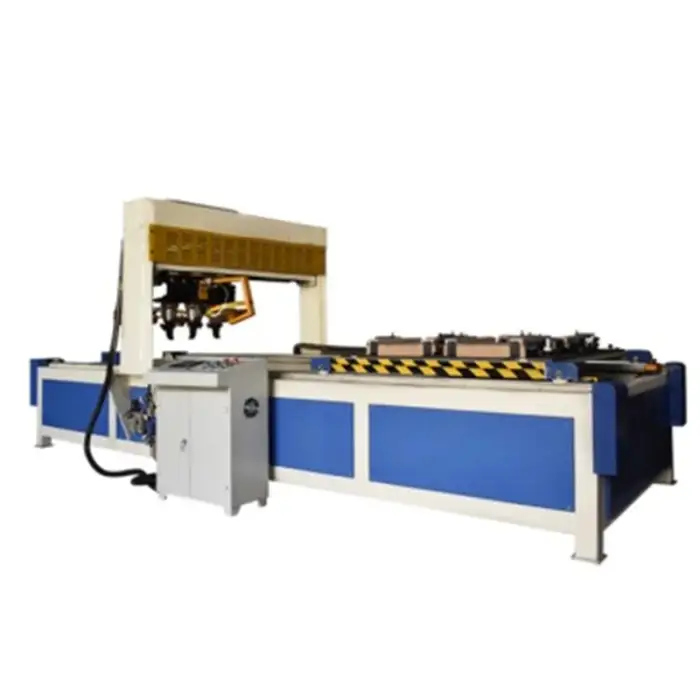 Automatic Wood Pallet Plank Cross Cut off Saw Machine Line with Conveyor Layer Stacker