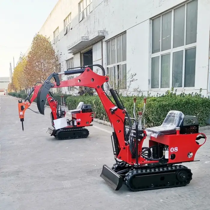 0.8 Ton  Mini Excavator Digger Hydraulic Small Micro Excavator