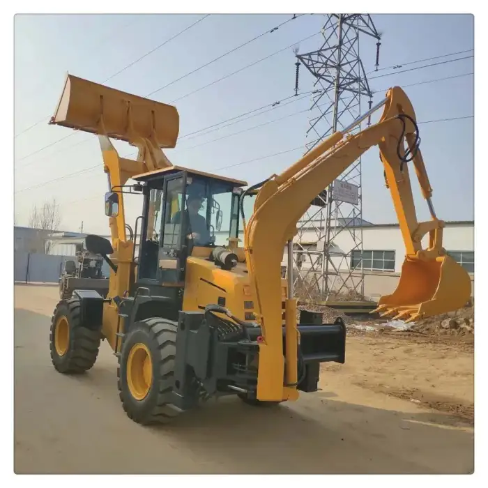 4x4 Mini Excavator/Backhoe Loader