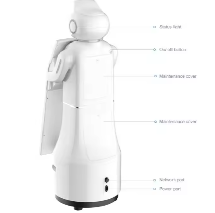 Service Bank Greeting Robot Nurse Reception Intelligent Humanoid Service Robot For Assistance