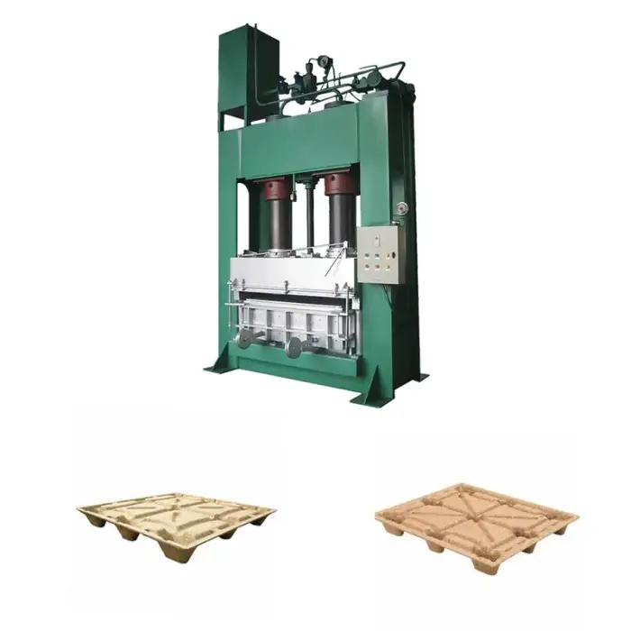 Wood Particle Presswood Pallet Machine Manufacturing Plant CE Customized Provided Hot Press Machine Sawdust Wood Wool 20000 12.5