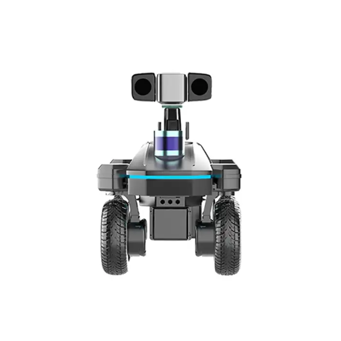 Navigation Dual-Vision Head Ground Robot For Security And Protection Solutions