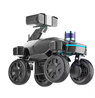 High Quality Navigation Dual-Vision Head Ground Robot For Security And Protection Solutions