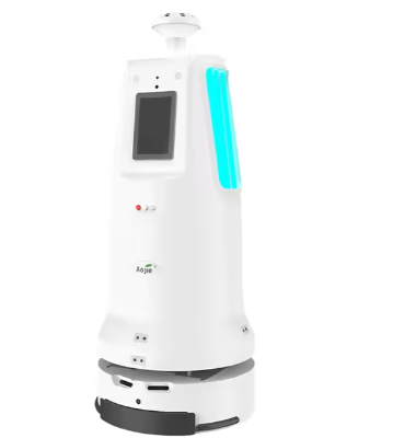 Three In One Intelligent Air Sterilization HEPA Plasma UV Disinfecting Robot H2O2 Atomizing Disinfection Robot