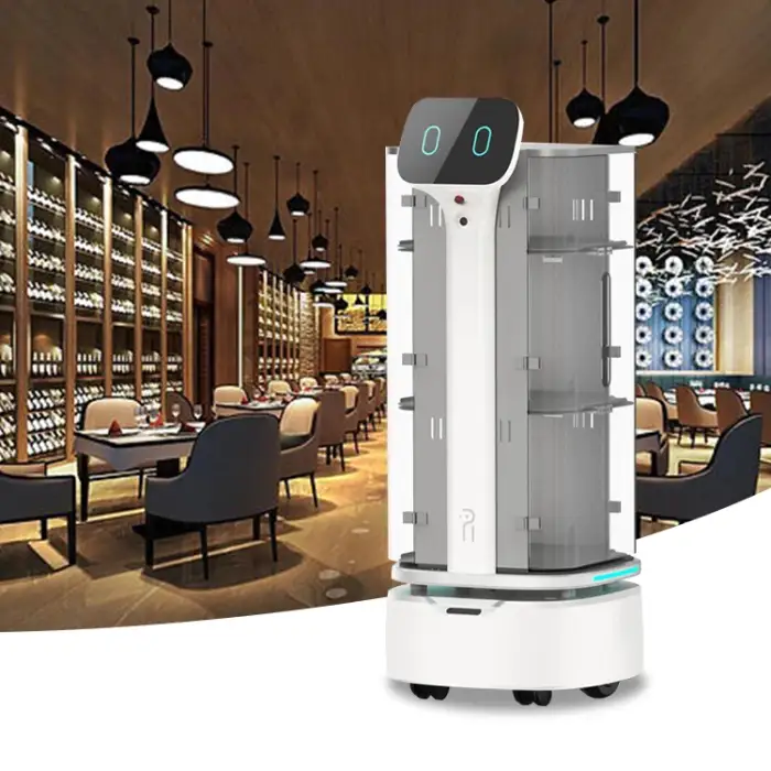 New Arrival Hotel Restaurant Food Delivery Robot Intelligent Self-Service Robot Solutions