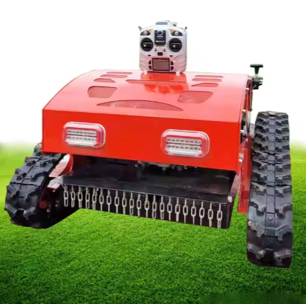 Automatic Mini Smart Robot Mower Rubber Tracks Remote Control Lawn Mower For Sale