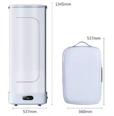 Smart Mini Electric Automatic Hot Air Clothes Dryer UV Light Foldable Portable Washing Machine