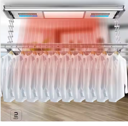 Remote-Controlled Electric Retractable Automatic Dryer Rack Dryline Clothes Drying Rack WiFi Smart