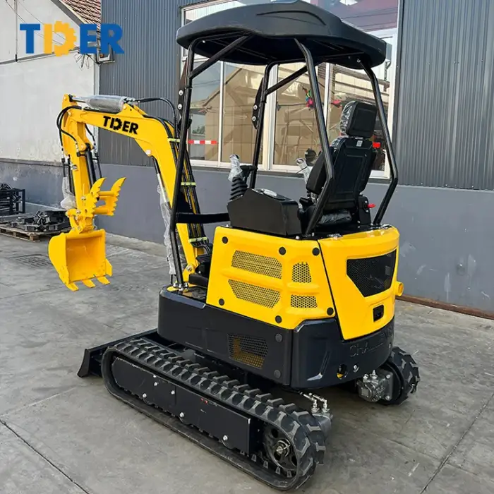 Mini Excavator 1.5 Ton 1500 Kg  12 Kw 16Hp Small Excavator Price for Garden Orchard