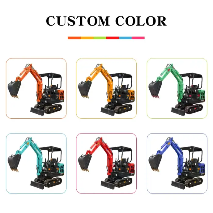 1600KG Mini Excavator Small Digger With Attachment