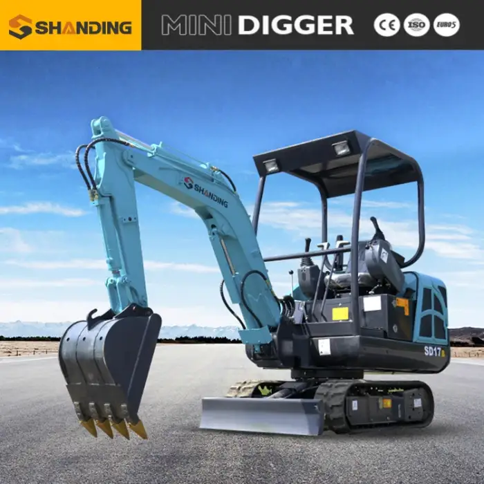 1600KG Mini Excavator Small Digger With Attachment