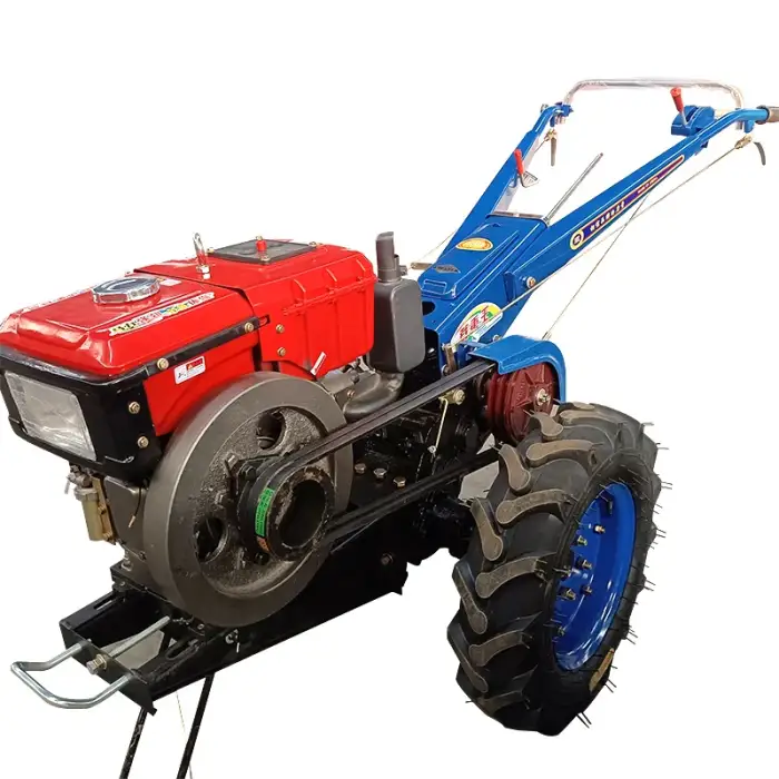 Farm Mini 2WD Wheeled Walk-Behind Tractor Two Wheel Hand Tractor