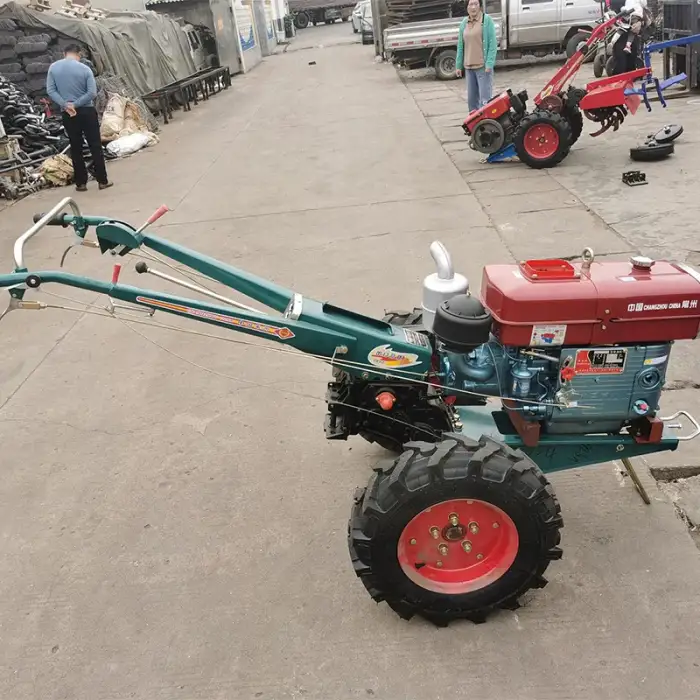 Farm Mini 2WD Wheeled Walk-Behind Tractor Two Wheel Hand Tractor