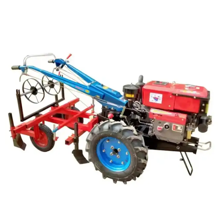 Agricultural Machine Diesel Engine Mini Walking Tractor Cultivator Rotary/ Mini Power Tiller Hand Walking Tractor