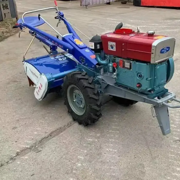 Agricultural Machine Diesel Engine Mini Walking Tractor Cultivator Rotary/ Mini Power Tiller Hand Walking Tractor