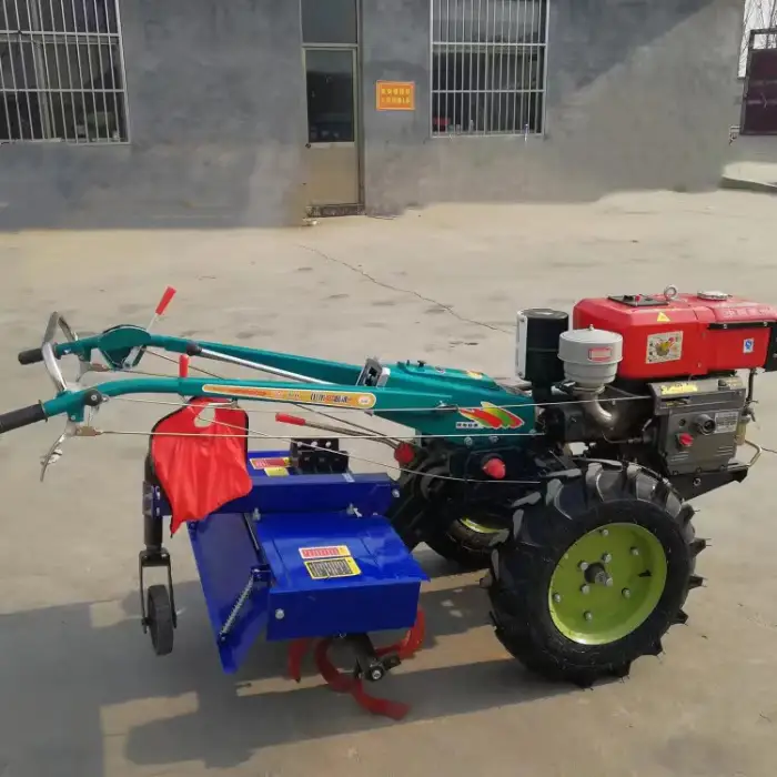 Agricultural Machine Diesel Engine Mini Walking Tractor Cultivator Rotary/ Mini Power Tiller Hand Walking Tractor