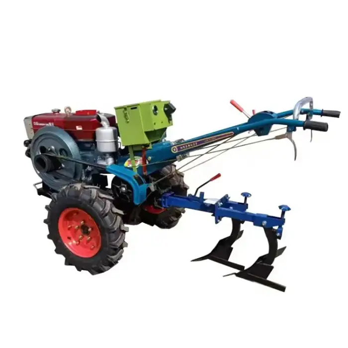 Agricultural Machine Diesel Engine Mini Walking Tractor Cultivator Rotary/ Mini Power Tiller Hand Walking Tractor