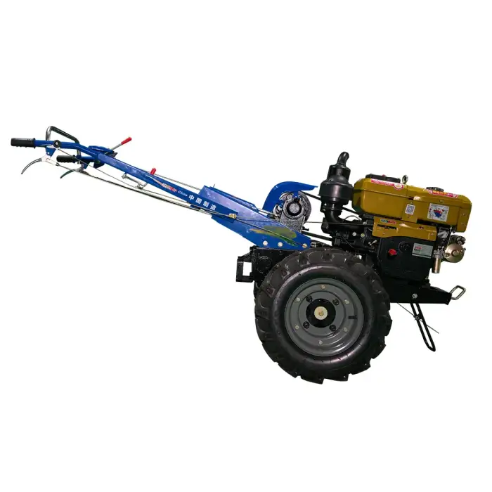 New Agriculture Home Farm Machine With Diesel Engine 8-16HP Mini Hand Walking Tractor