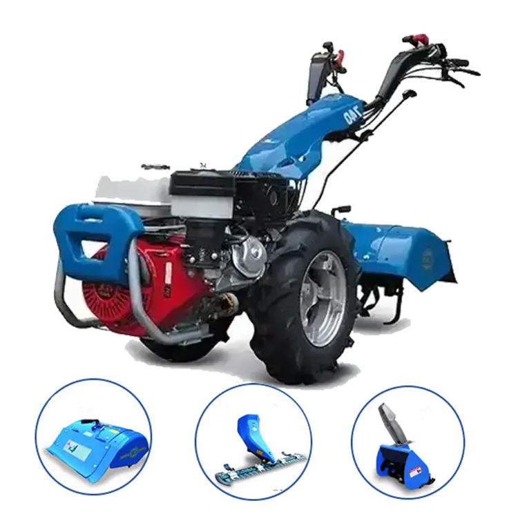 Two-Wheeled Mini Walk-behind Tractor Agricultural Machinery and Equipment Diesel Tiller