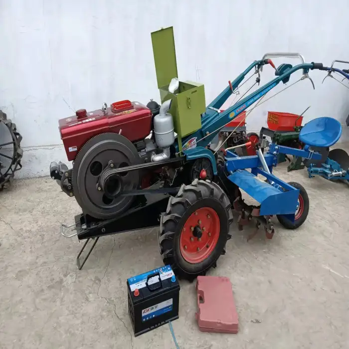 15 HP 18 HP 20 HP 22 HP Farm Mini Diesel Multicultural Power Tiller Two Wheel Mini Walking Hand Tractor