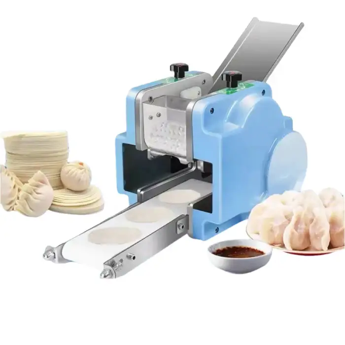 Small Grain Product Automatic Momo Empanada Roti Chapati Tortilla Samosa Wonton Dumpling Maker Skin Wrapper Making Machine Price