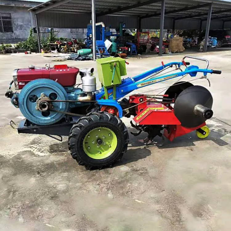 15 HP Walk Behind Tractor Motocultor With Accessories Walk-Behind Tractor