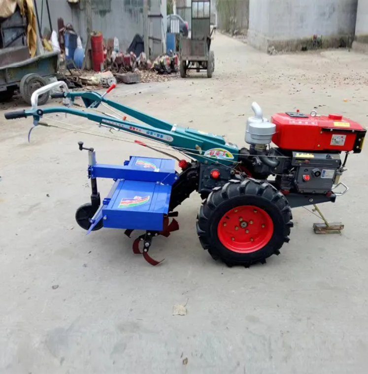 15 HP Walk Behind Tractor Motocultor With Accessories Walk-Behind Tractor