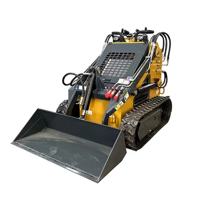 Crawler Loader Earth-Moving Machinery 0.9Ton Skid Steer Loader With Track