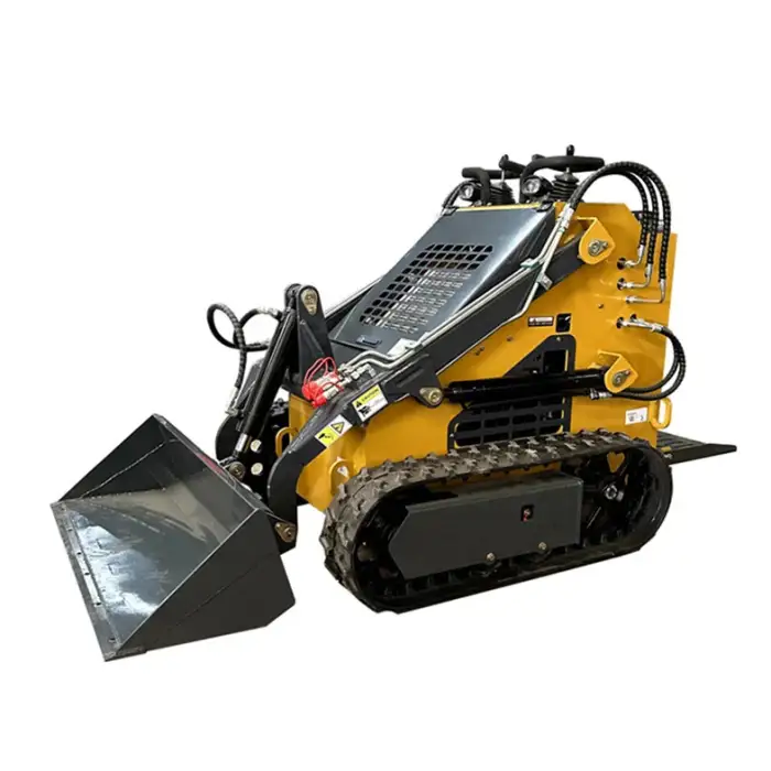 Crawler Loader Earth-Moving Machinery 0.9Ton Skid Steer Loader With Track