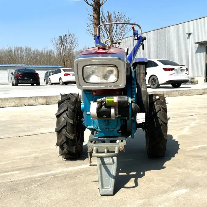 Agricultural Walking Tractor 12Hp Two Wheeled Tractor With Towing Box Rotary Tillage