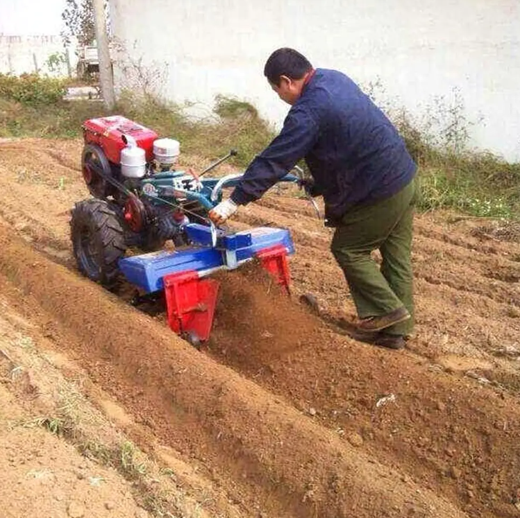 Walking Tractor with Plough / Tiller / Grass Mower 18 HP Hand Walking Agricultural Tractor