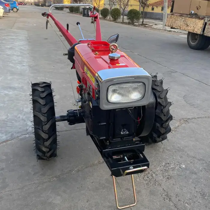 Factory Agricultural Walking Tractor 8 HP 12 HP 15 HP 20 HP 22 HP Two Wheeled Farm Tractor Mini Garden Tractors