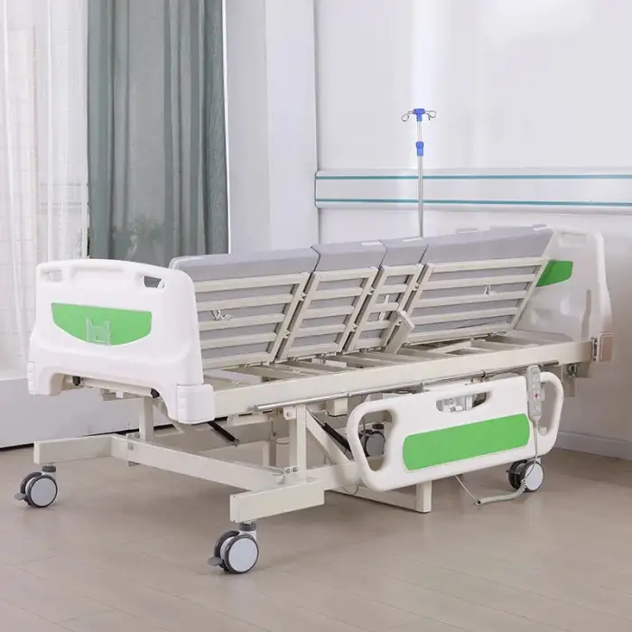 Medical electric multifunctional nursing patient turn over medical care stand up rehabilitation training standing hospital beds