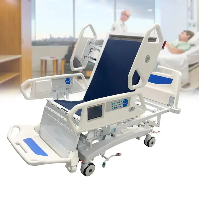 Icu bed electric hospital bed patinet medical multi-function bed with four motors